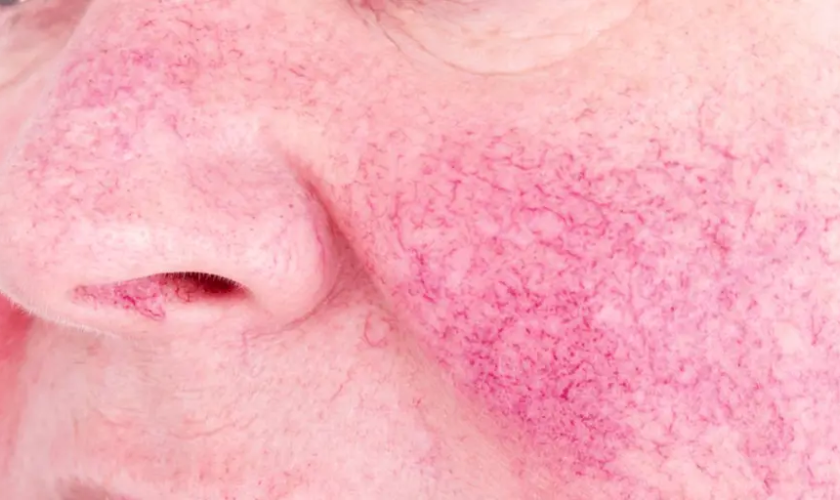 Facial Redness Broken Vessels